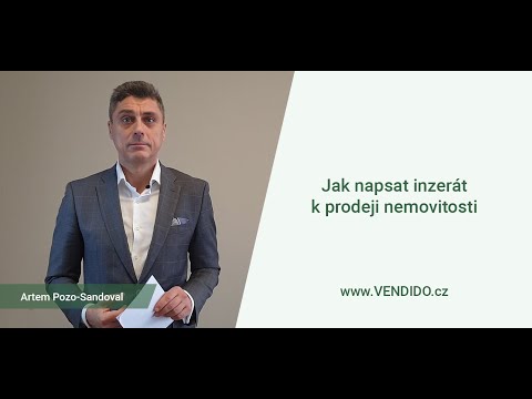 Video: Jak Inzerovat Prodej Nemovitostí