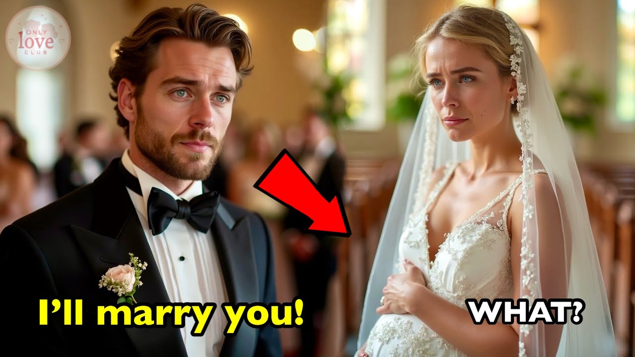 She was abandoned at altar while pregnant, but stranger stood up and said, “I’ll marry her instead”