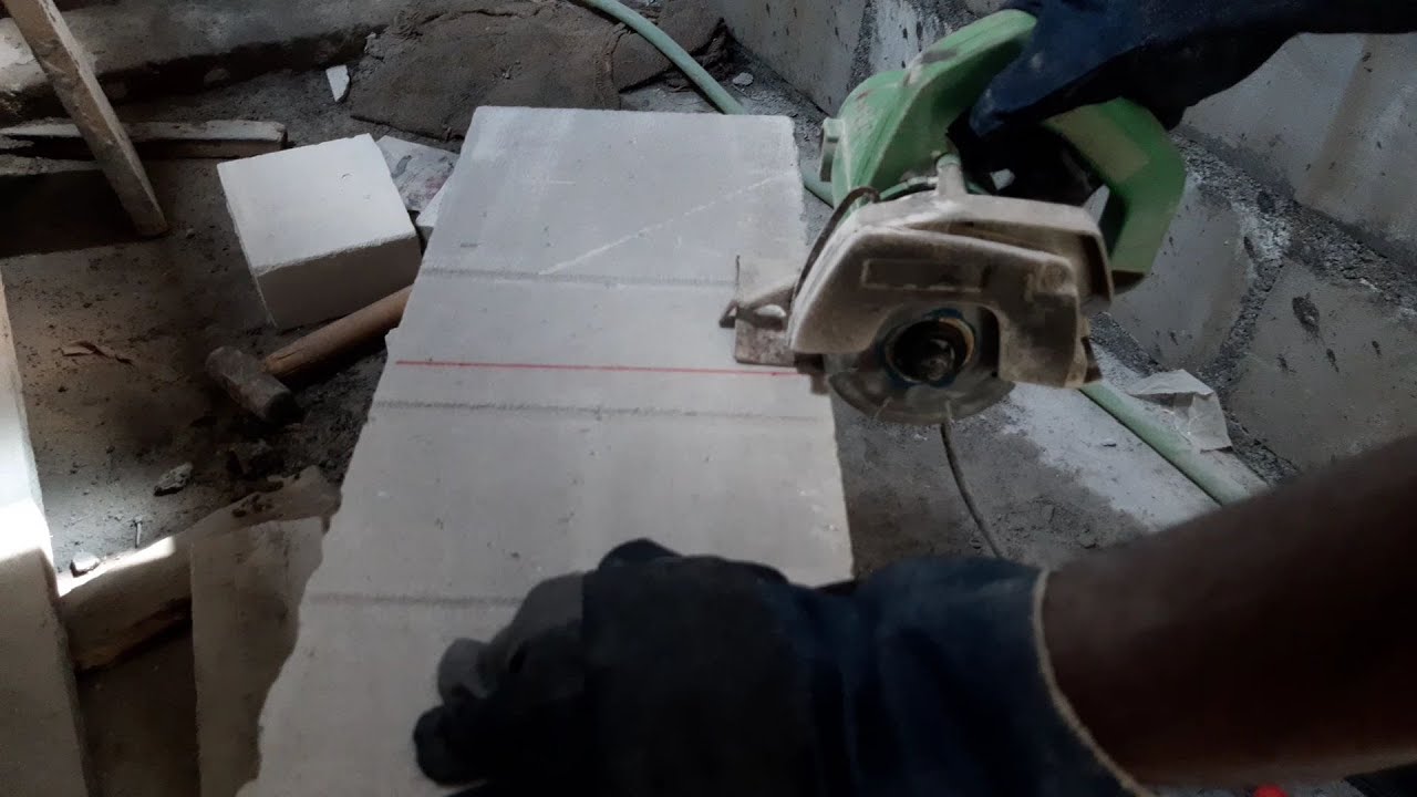 AAC Block or Autoclaved Aerated Concrete Block | Cutting Method at ...