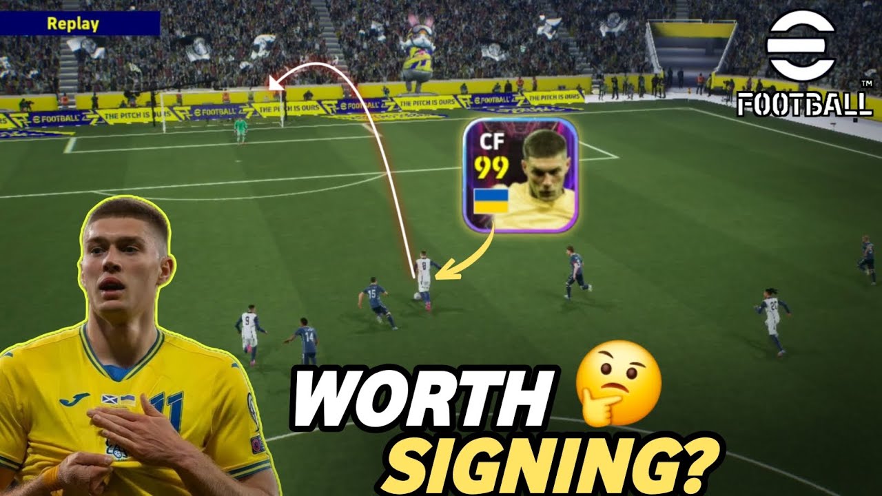 Действительно ли новый Артем Довбык с рейтингом 99 стоит 5000 очков eFootball? 🤔 | eFootball 2026.