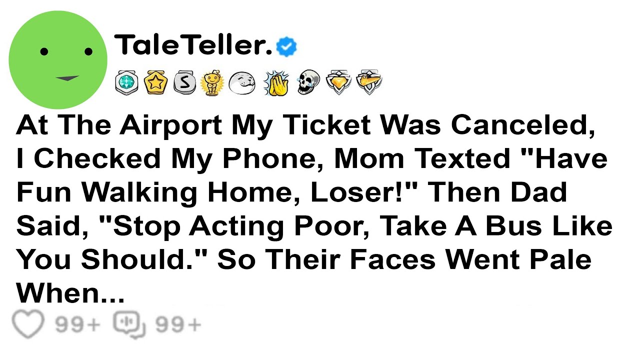 В аэропорту мой билет аннулировали, я проверил телефон, мама написала: «Повеселись...»