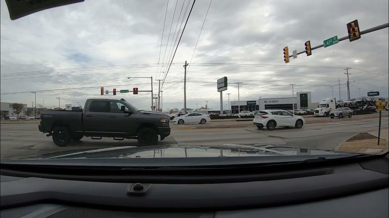 Driving from 31st & Sheridan to Woodland Hills Mall on 71st & Memorial