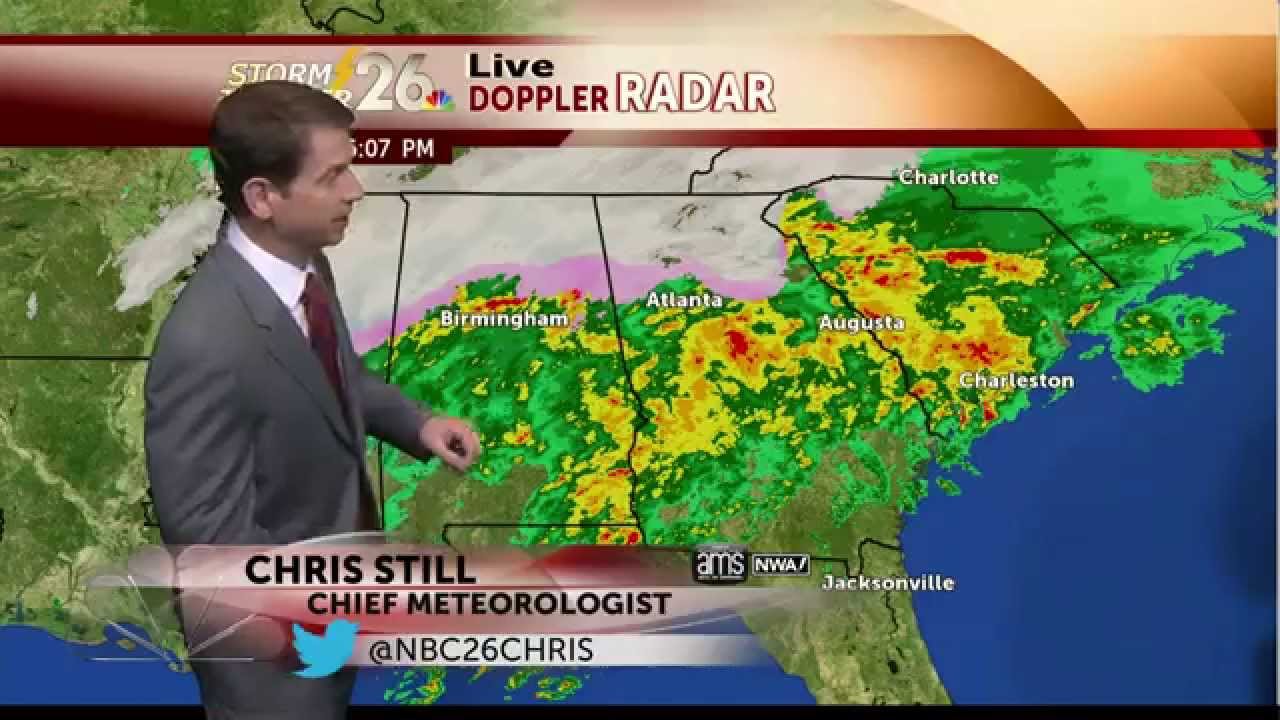 NBC 26 Winter Weather Update For Augusta Georgia 02 25 2015 YouTube