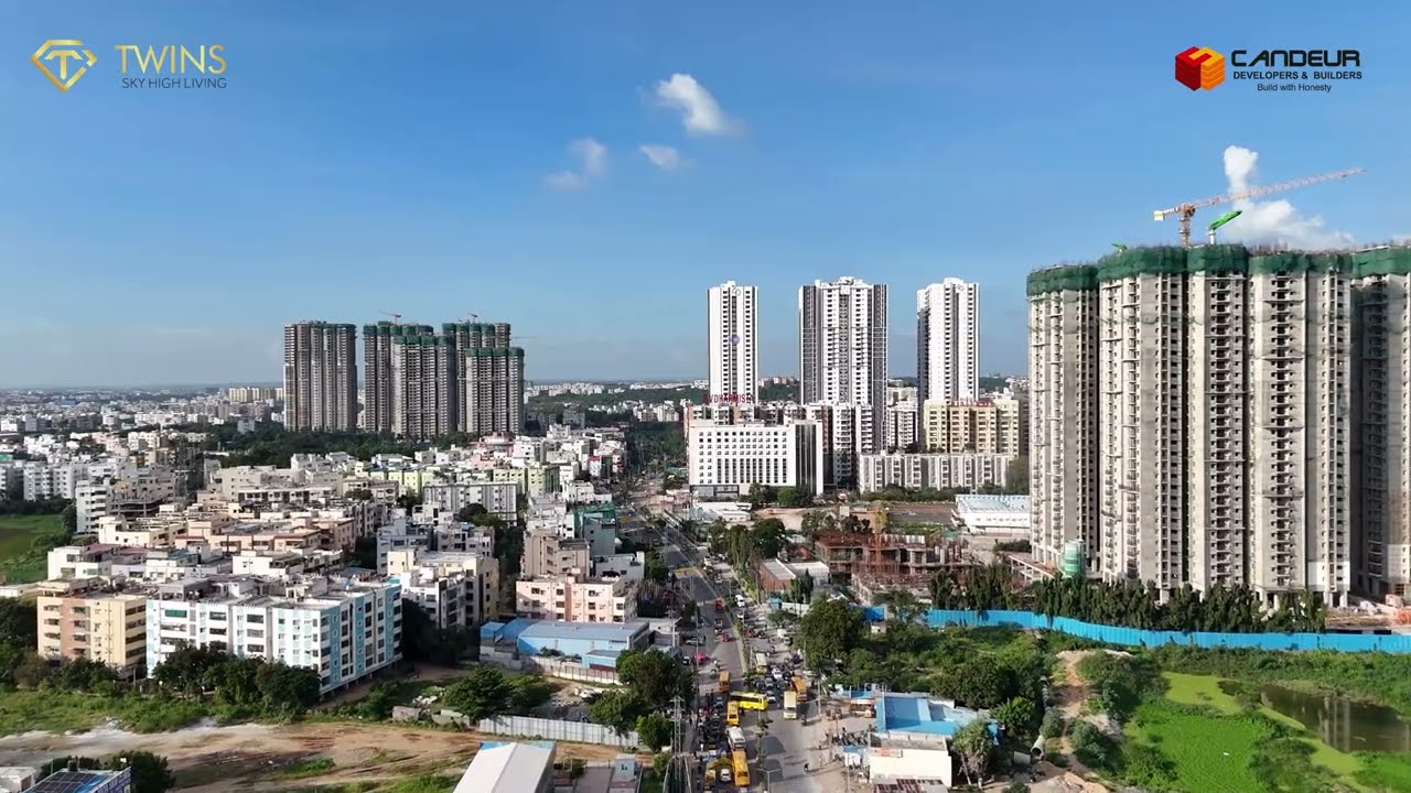 Candeur Twins | Drone View | drony.in