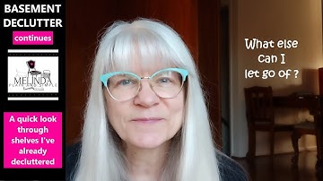 MY BASEMENT DECLUTTER CONTINUES: A QUICK LOOK THROUGH SHELVES I