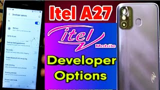 itel A27 Developer options ll Developer settings itel A27