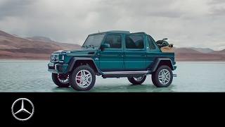 The new Mercedes-Maybach G 650 Landaulet – Trailer – Mercedes-Benz original(Fuel consumption combined: 17.0 l/100 km; combined CO₂ emissions: 397 g/km.* A G-Class like never before: With the G 650 Landaulet, Mercedes-Maybach ..., 2017-02-12T23:02:35.000Z)