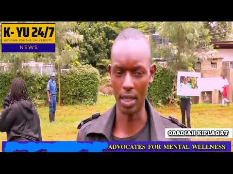 MNUC Student at a Mental Health Event in Thika