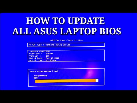How To Update  All Asus Laptop BIOS / Very Easy Method
