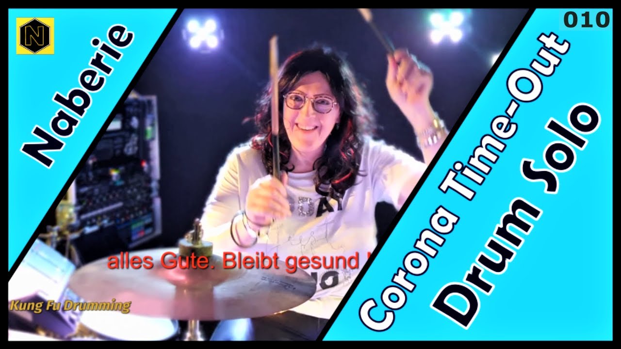 Naberie Drum from Switzerland - Quarantäne Drum Solo - (Ninja Kung-Fu inspired moves)