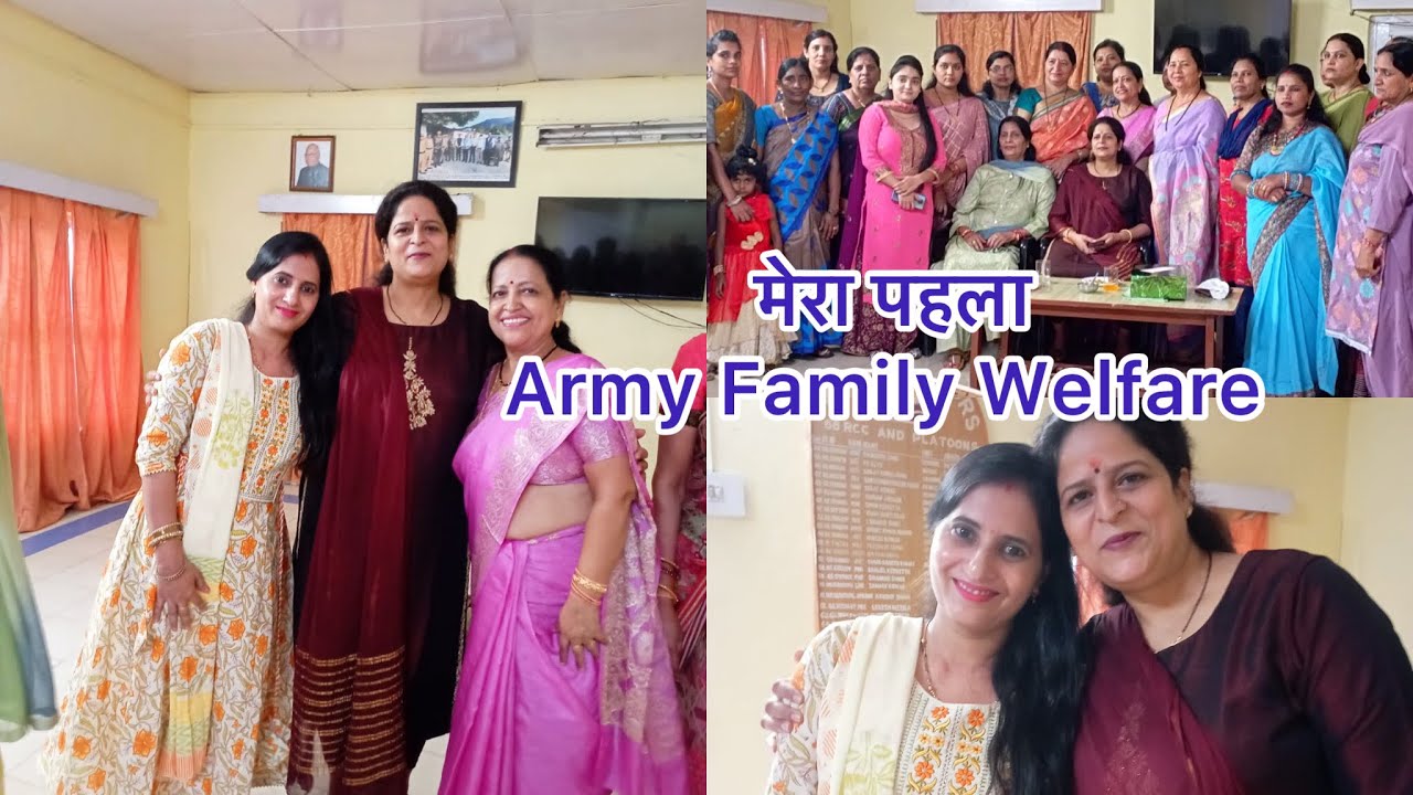 Army Family Welfare🇮🇳आज welfare में मिली नए-नए लोगों से💁‍♀️My first experience in B.R.O welfare