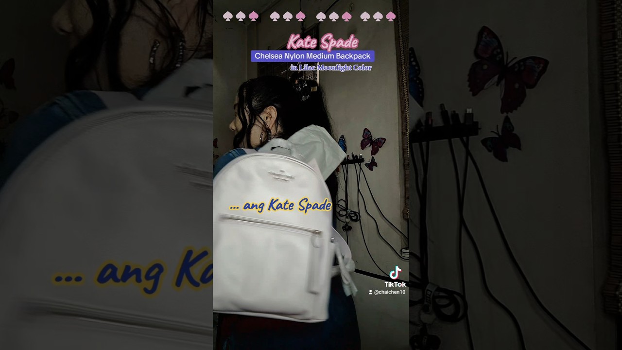 Kate Spade Chelsea Nylon Backpack in Lilac Moonlight 💜 