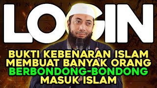 Kisah Orang - Orang Berbondong Bondong Masuk Islam - Ceramah Ustadz Khalid Basalamah