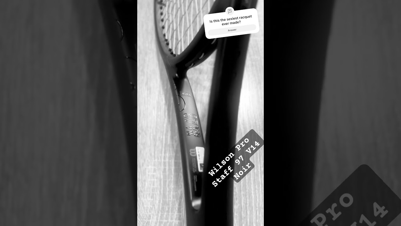 Wilson Pro Staff 97 V14 Noir..Sexiest racquet ever 
