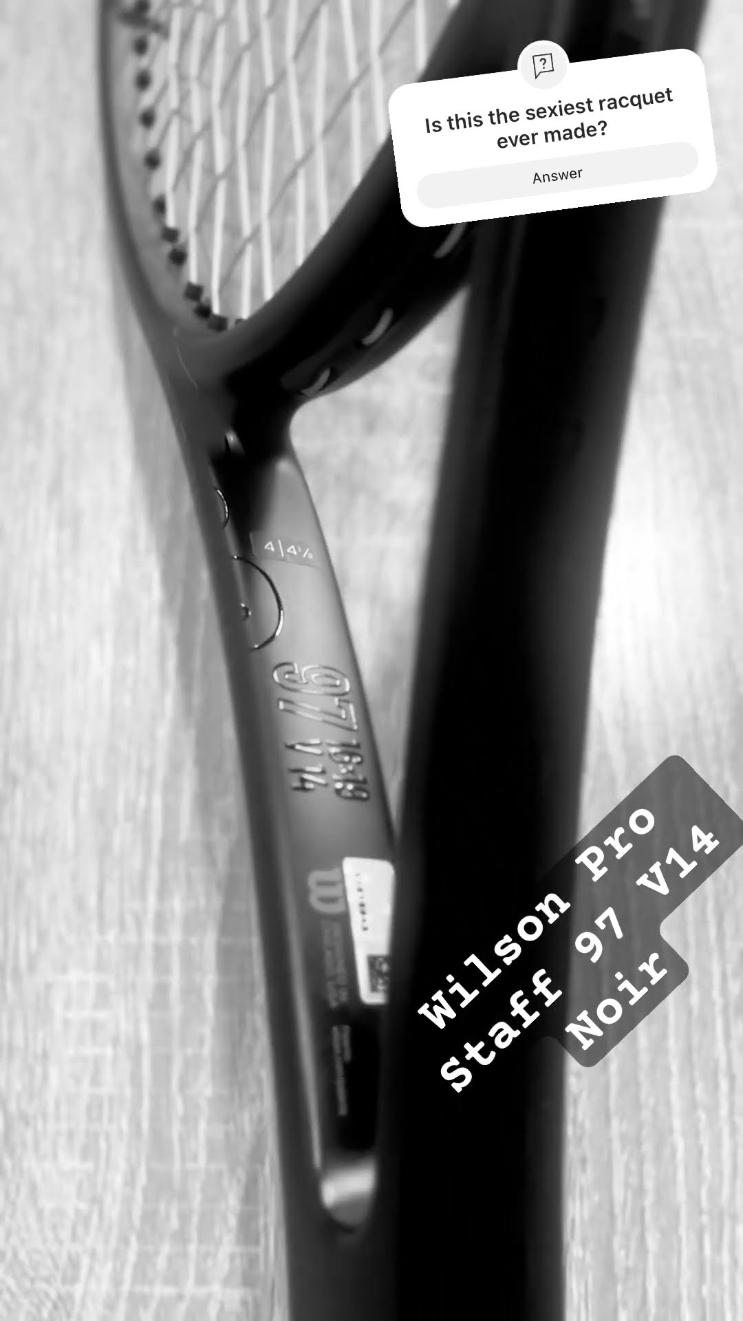 Wilson Pro Staff 97 V14 Noir..Sexiest racquet ever