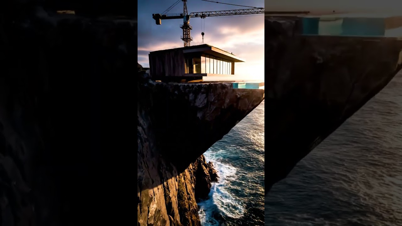 Building the Impossible Cliff House Timelapse