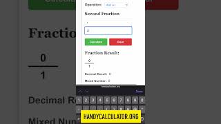 Fractions Calculator - Add fractions ( + )