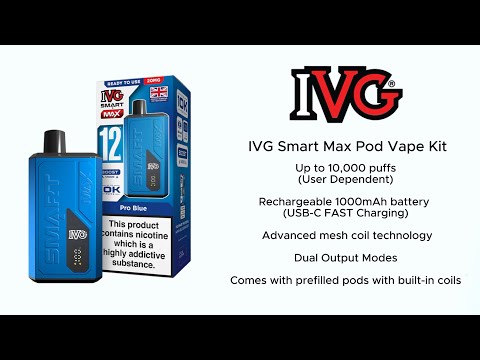 IVG Smart Max Pod Vape Kit Unboxing & Setup