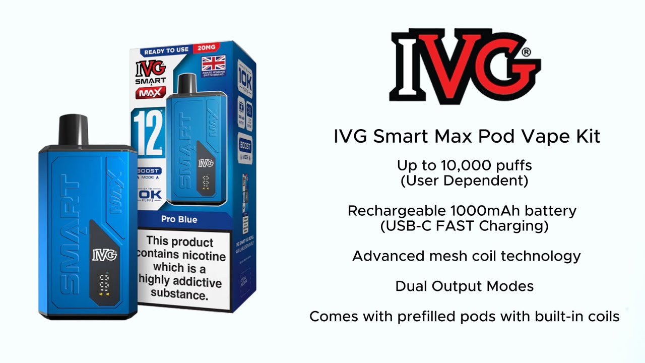 IVG Smart Max Pod Vape Kit Unboxing & Setup