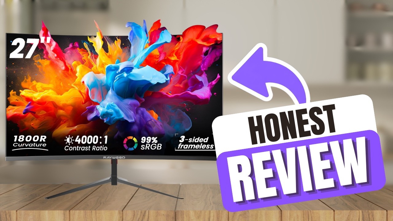 Raywego 27 Inch 100Hz 1920x1080P HD Gaming Monitor Review - YouTube