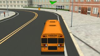 Super High School Bus Driving Simulator 3D Pick Up Students Drop To School And Handle The Traffic screenshot 3