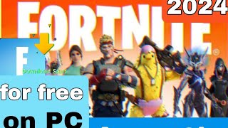how to download fortnite on pc windows 10/11 (2024) -tutorial-