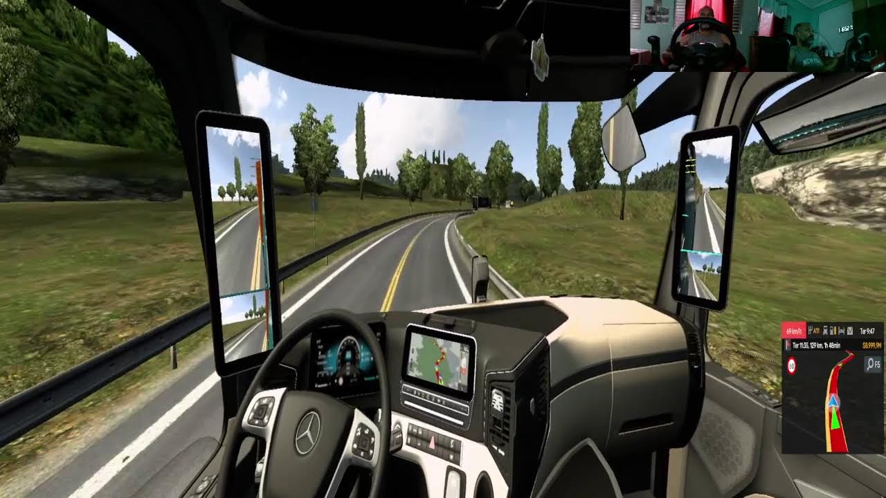 Esporando  o euro truck  Simuleitor 2 update  1.57   mapa EAA