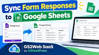 Sync Form Responses to Google Sheets | GSheetPress Form