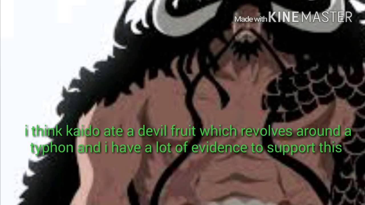Kaido's devil fruit and race. Chapter 816
