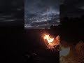 Campfire nights watching the clouds roll by #campfire #clouds #campinglife