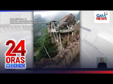Bar sa Mountain Province, nabagsakan ng malaking bato | 24 Oras Weekend