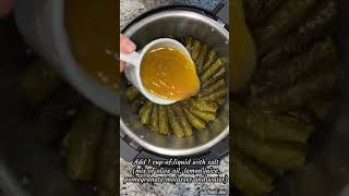 Stuffed Grape Leaves With Lamb Chops      
