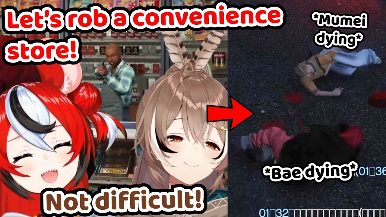 Bae and Mumei's Convenience Store Robbery Went VERY Wrong and It's HILARIOUS