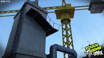 BMX iPhone tricks. Skyline. Gold Scooter! - Touchgrind BMX