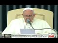 El papa reza por los 43 normalistas desaparecidos