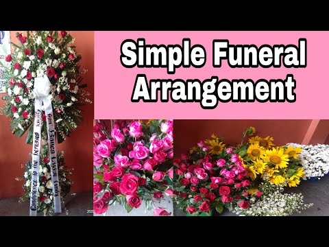 Como fazer simples Funeral flor / arranjo