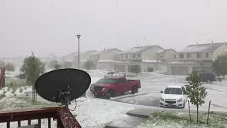 Cheyenne Wyoming Hail Storm