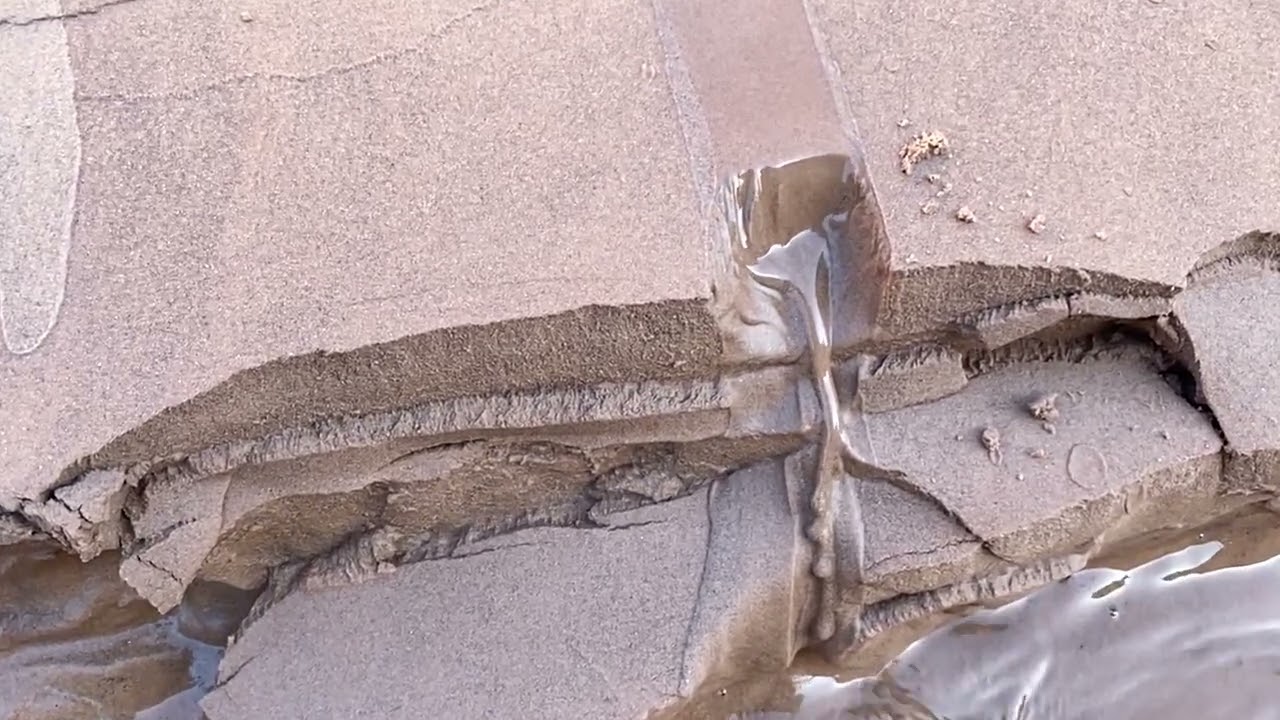 Grand Canyon Backwards Retreating Waterfall Knickpoint Erosion with Amphitheater Formation