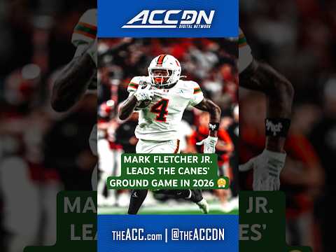 A breakout season was just the beginning for Mark Fletcher💪 #miamihurricanesfootball #cfb