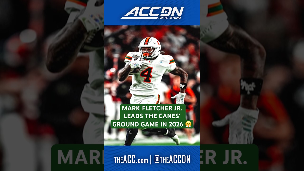 A breakout season was just the beginning for Mark Fletcher💪 #miamihurricanesfootball #cfb