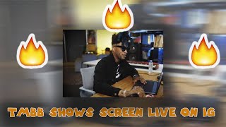 TM88 Shows Screen During Cooks up  on IG 🔥 live [2020]