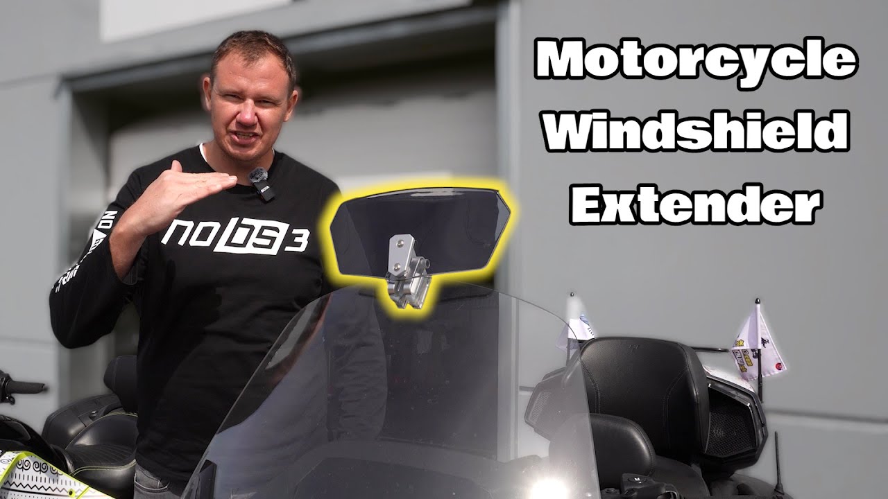 How to Install Windshield Extender by NOBS3 | Affordable Upgrade for Your Motorcycle