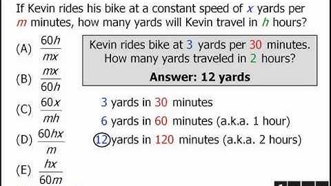 GRE Math Tricks: Method for approaching questions with variables in the answers