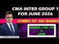 Biggest Offer Announcement | CMA Inter | Combo of 300 Marks @ 6,000 | CA Pankaj Sarawagi |