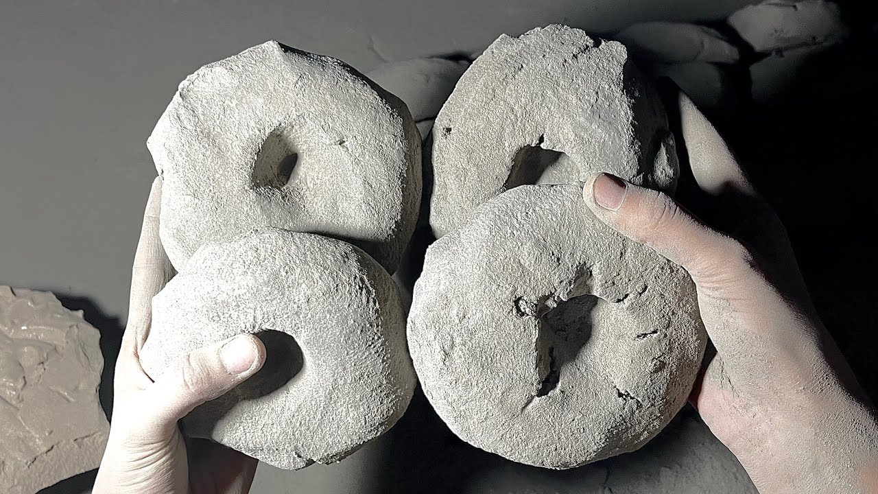 Новый | 🌚Nightshoot Цемент Пепел Пончики Пол / Сухая вода крошка погружение в горшок | очистка и ...