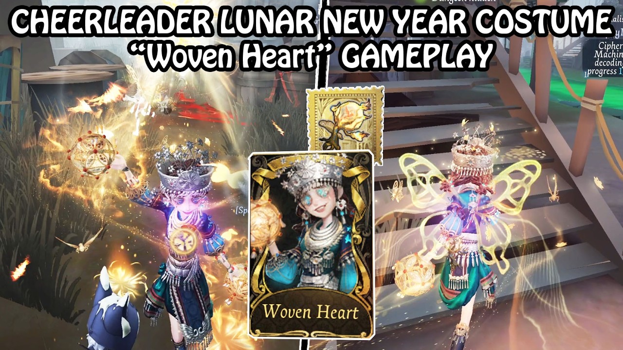 Cheerleader Lunar New Year costume "Woven Heart" gameplay - 