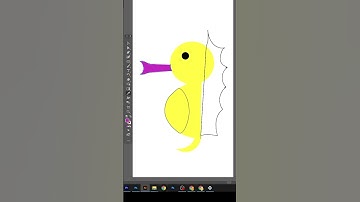 Sea animals creatures characters cartoon ! Adobe illustrator 2023 tutorial ! (short video)