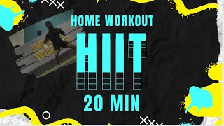 20 min HIIT Exercise (from home) تمرين هيت عالي الشدة (في المنزل)