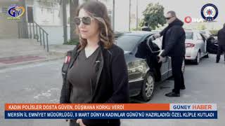 Kadin Poli̇sler Dosta Güven, Düşmana Korku Verdi̇