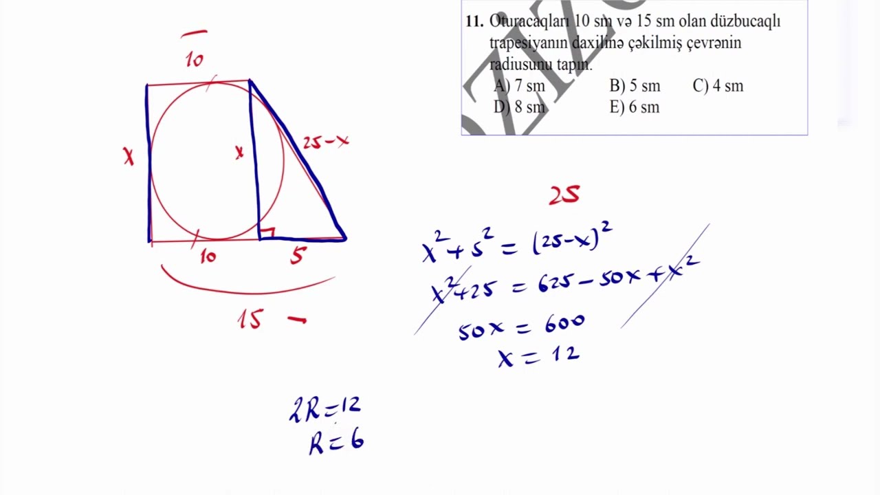 9 cu sinif riyaziyyat buraxılış imtahanının suallarının izahı 18 06 2020